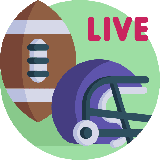 American football ball sport play icon