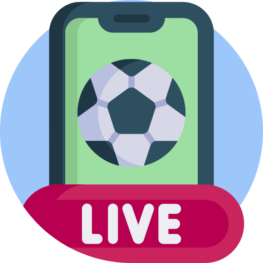 Soccer football smartphone live icon