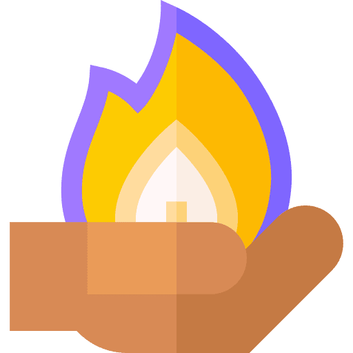 Fire flame miscellaneous power icon