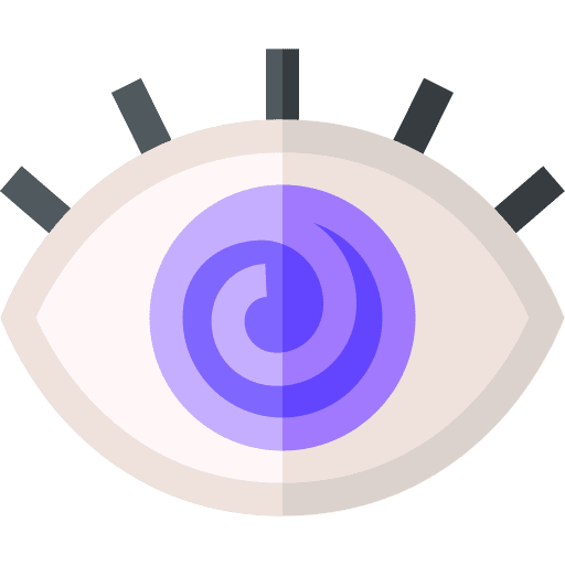 Hypnosis entertainment spiral swirl icon