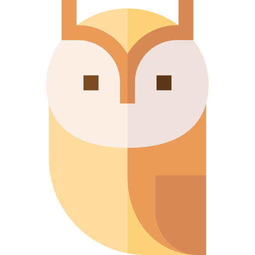 Owl zoology animal kingdom fauna icon