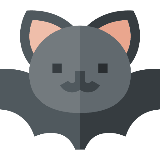Bat bat fear halloween icon Bat bat fear halloween icon