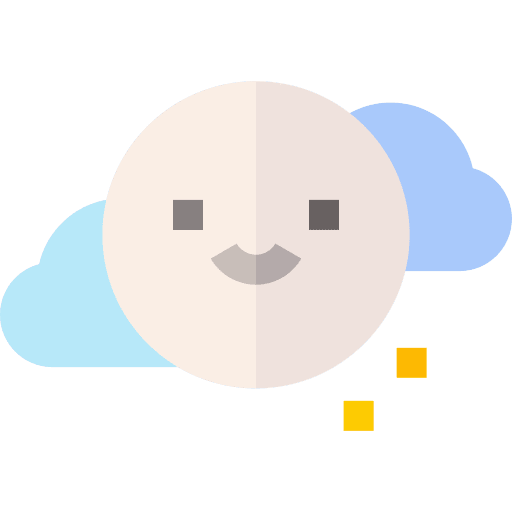 Moon smiley moon phases astronomy icon Moon smiley moon phases astronomy icon