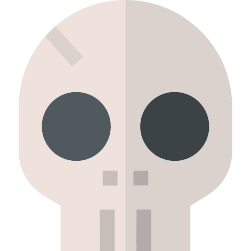 Skull halloween scary miscellaneous icon Skull halloween scary miscellaneous icon