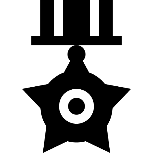 Medal quality award winner icon
