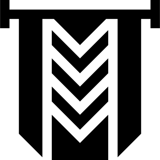Banner flag star award icon