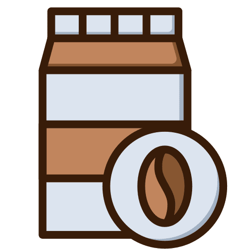 Coffee drink caffeine cup icon