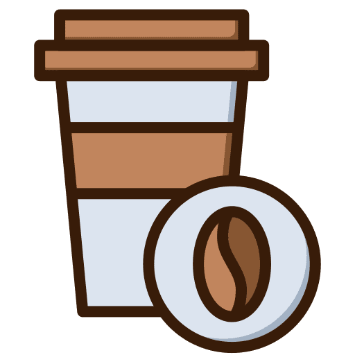 Coffee food and restaurant beverage drink icon