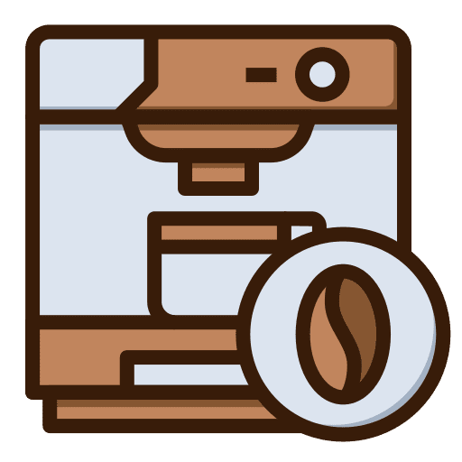 Coffee maker drink equipment cafe icon