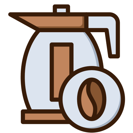 Coffee maker machine cafe food and restaurant icon