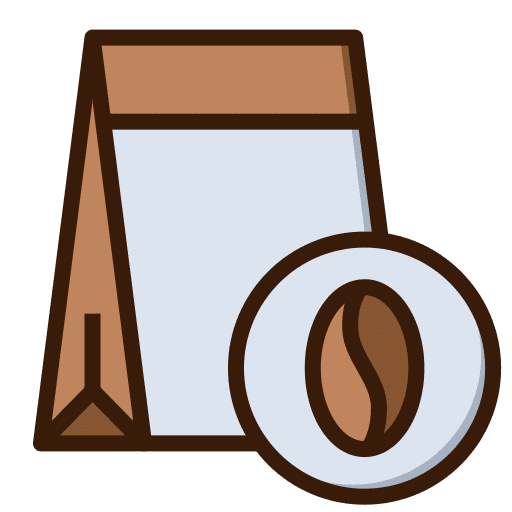 Coffee beans drink bag food and restaurant icon Coffee beans drink bag food and restaurant icon