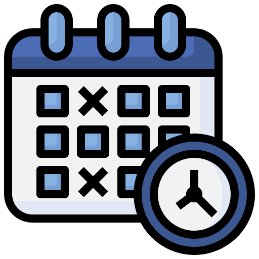Schedule estimate time schedule icon