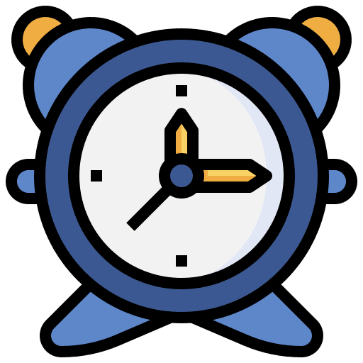 Alarm alarm clock alarm time and date icon Alarm alarm clock alarm time and date icon