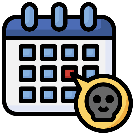 Deadline schedule time and date time management icon Deadline schedule time and date time management icon