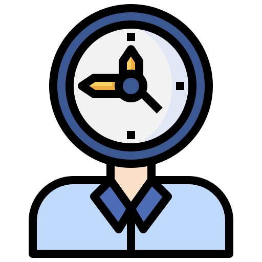 Employee clock employee schedule icon Employee clock employee schedule icon
