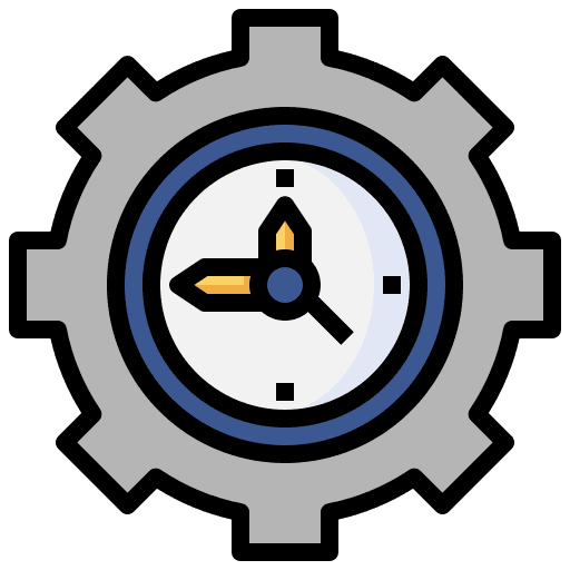 Organization time and date organization time management icon Organization time and date organization time management icon