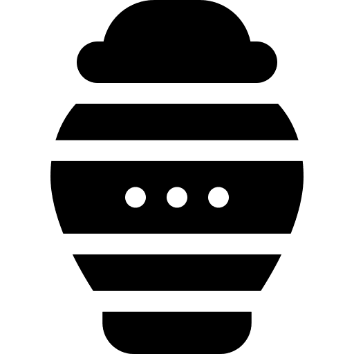Urn burn cremation funeral icon