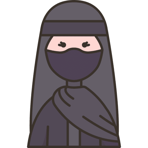 Egyptian muslim cultures people icon Egyptian muslim cultures people icon