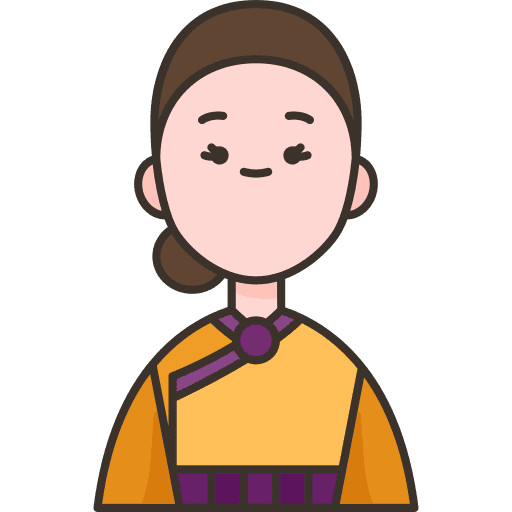 Korean korean woman ethnic icon Korean korean woman ethnic icon
