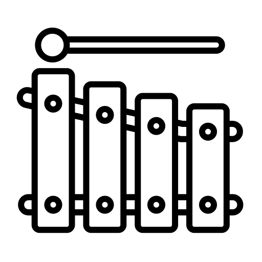 Xylophone xylophone instrument xylophone percussion instrument icon