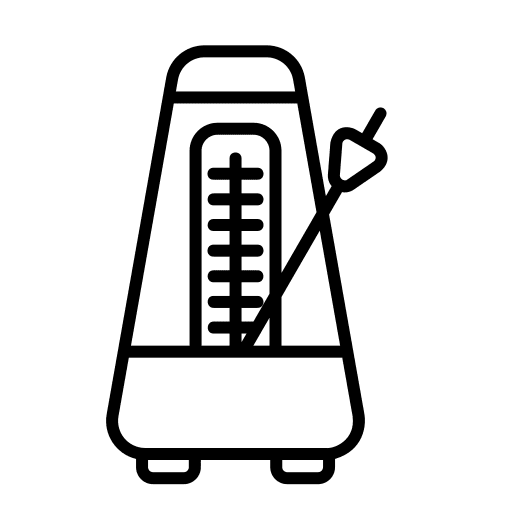 Metronome metronome rhythm music icon Metronome metronome rhythm music icon