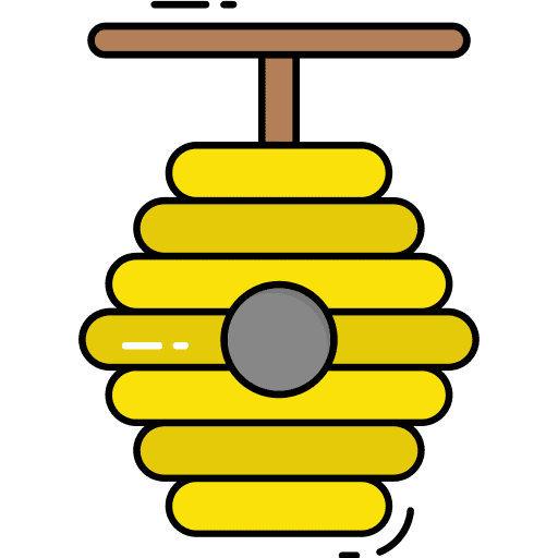 Beehive bee organic beehive icon Beehive bee organic beehive icon