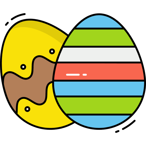 Easter colour paint tradition icon Easter colour paint tradition icon