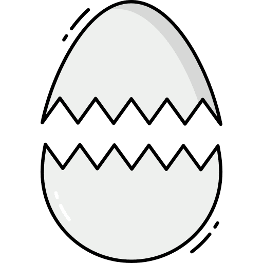 Egg egg tradition broken icon Egg egg tradition broken icon