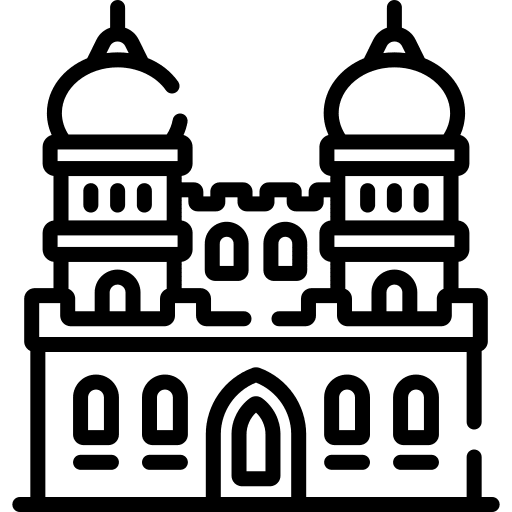 Palace mosque desert cultures icon