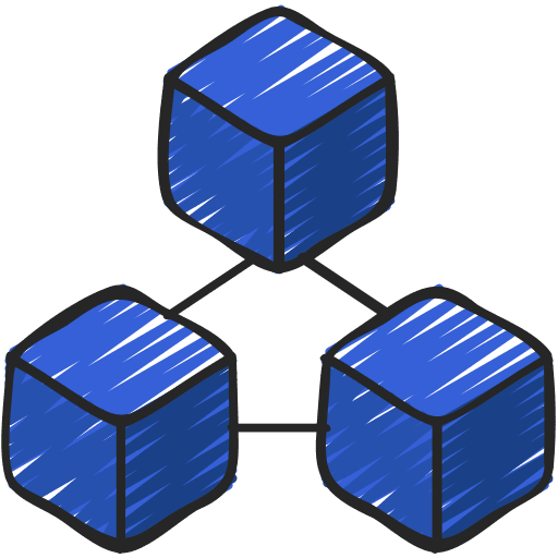 Blockchain protection digital money blockchain icon