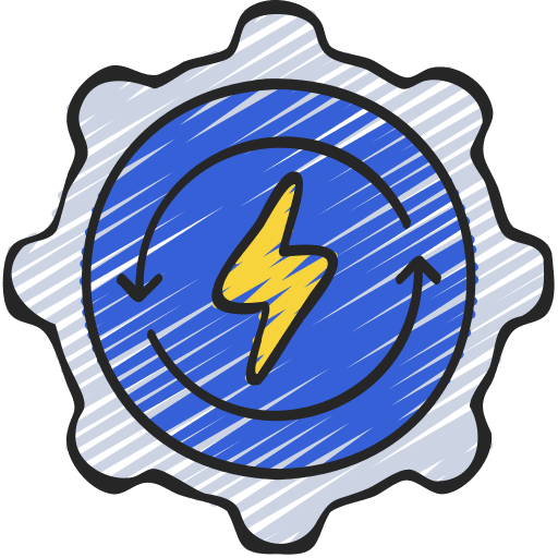 Energy saving electronics energy saving environment icon
