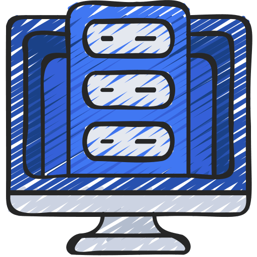 Supercomputer computer screen computer desktop computer icon