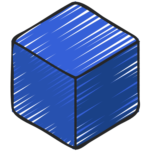 Blockchain blockchain cube bitcoin icon