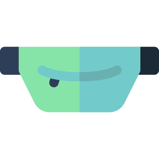 Fanny pack accessory fashion fanny pack icon