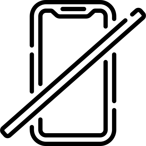 No phone mobile phone no phone signaling icon No phone mobile phone no phone signaling icon