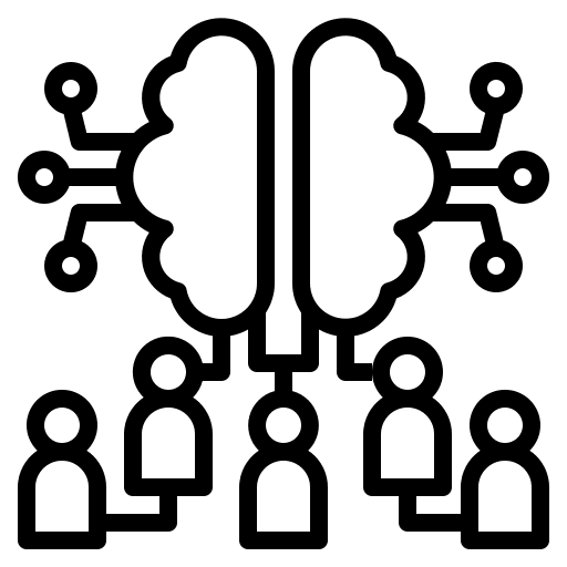 Brainstorming brain creative imagination icon
