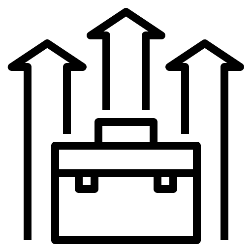 Career objective commerce business and finance icon