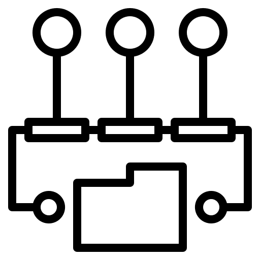 Data storage networking database folder icon Data storage networking database folder icon