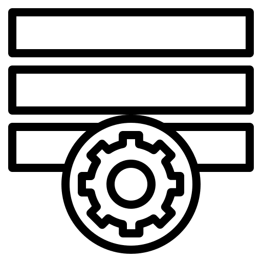 Database file computer settings ui technology icon Database file computer settings ui technology icon