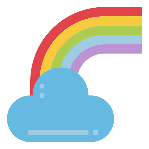Cloud spectrum sky weather icon Cloud spectrum sky weather icon