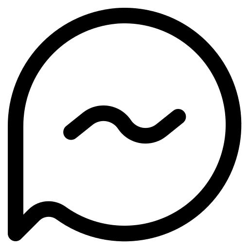 Chat app messenger facebook icon