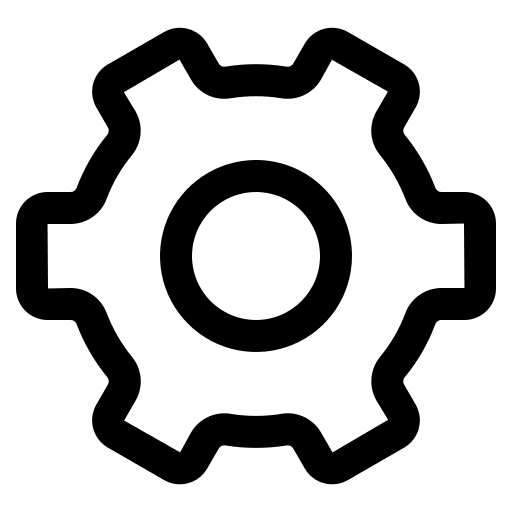 Setting settings configure cogwheel icon