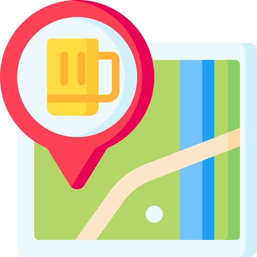 Bar map position placeholder beer icon Bar map position placeholder beer icon