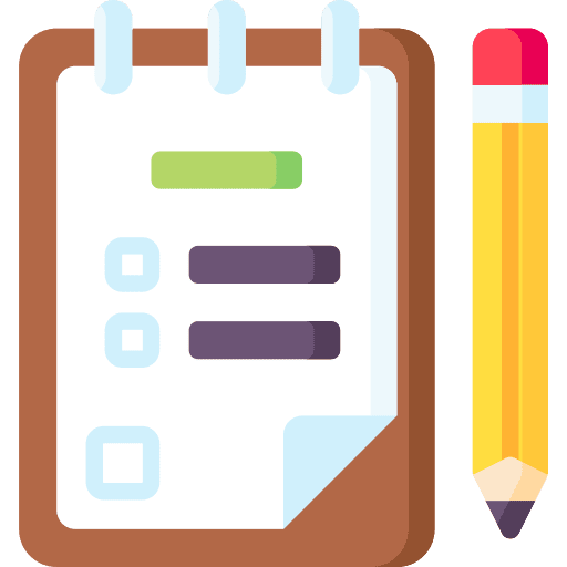 List paper education food icon List paper education food icon