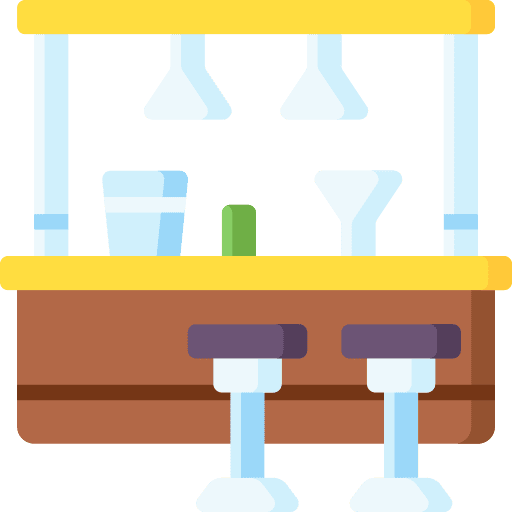 Bar counter pub bar drinks icon Bar counter pub bar drinks icon