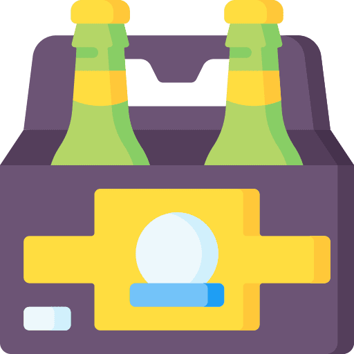 Beer box drink pack beverage icon Beer box drink pack beverage icon