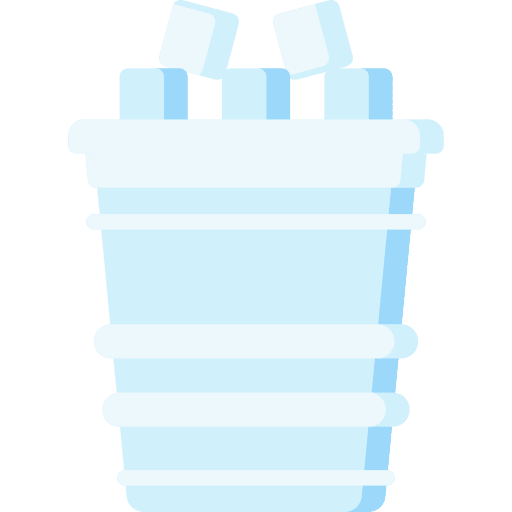 Ice bucket champagne food and restaurant celebration icon Ice bucket champagne food and restaurant celebration icon