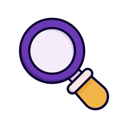 Magnifier ui magnifying glass research icon