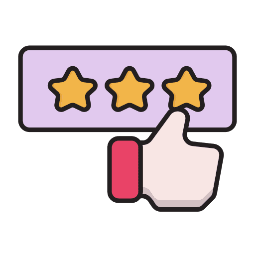 Rating marketing review quality icon Rating marketing review quality icon