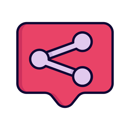 Shared communications social network speech bubble icon Shared communications social network speech bubble icon